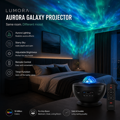 Lumora Aurora Galaxy Projector