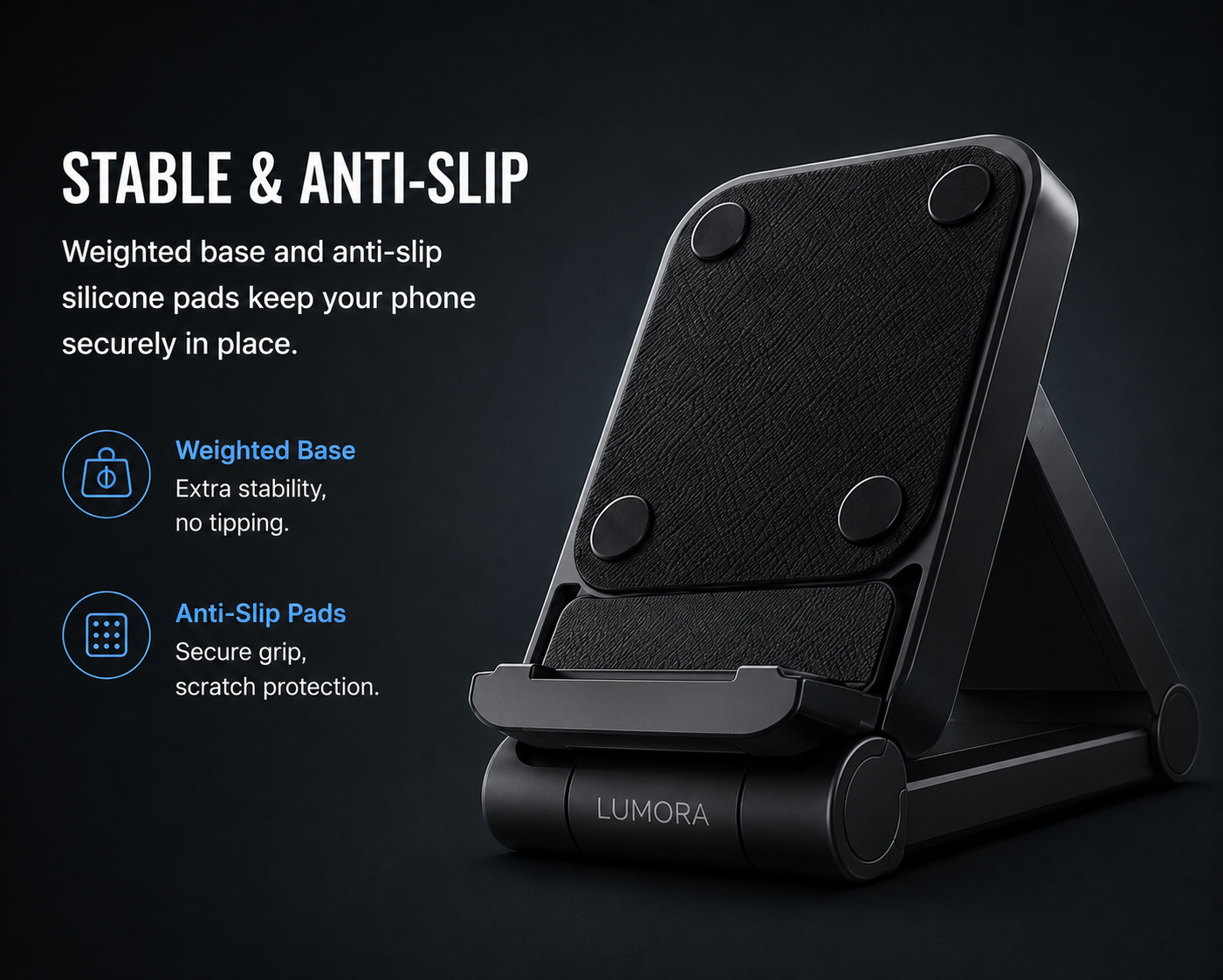 Lumora 360° Foldable Phone Mount