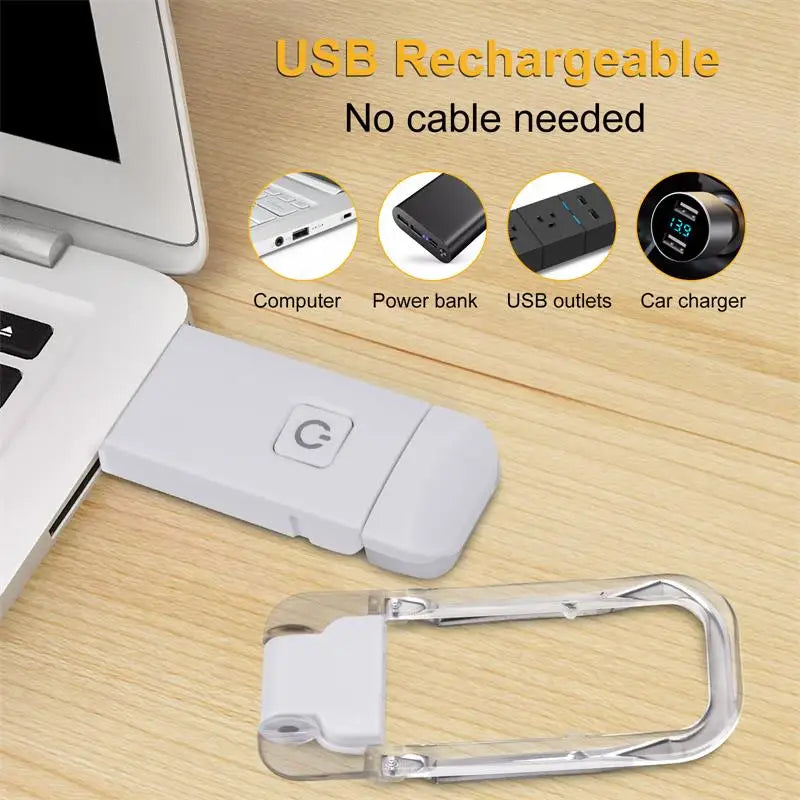 LED USB Rechargeable Book Reading Night Lamp