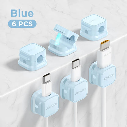 Magnetic Cable Organizer - Desk Wire Holder for Neat Cable Management 