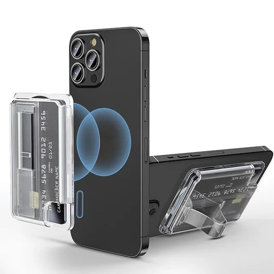 Lumora Magnetic Wallet Stand phone card holder and kickstand